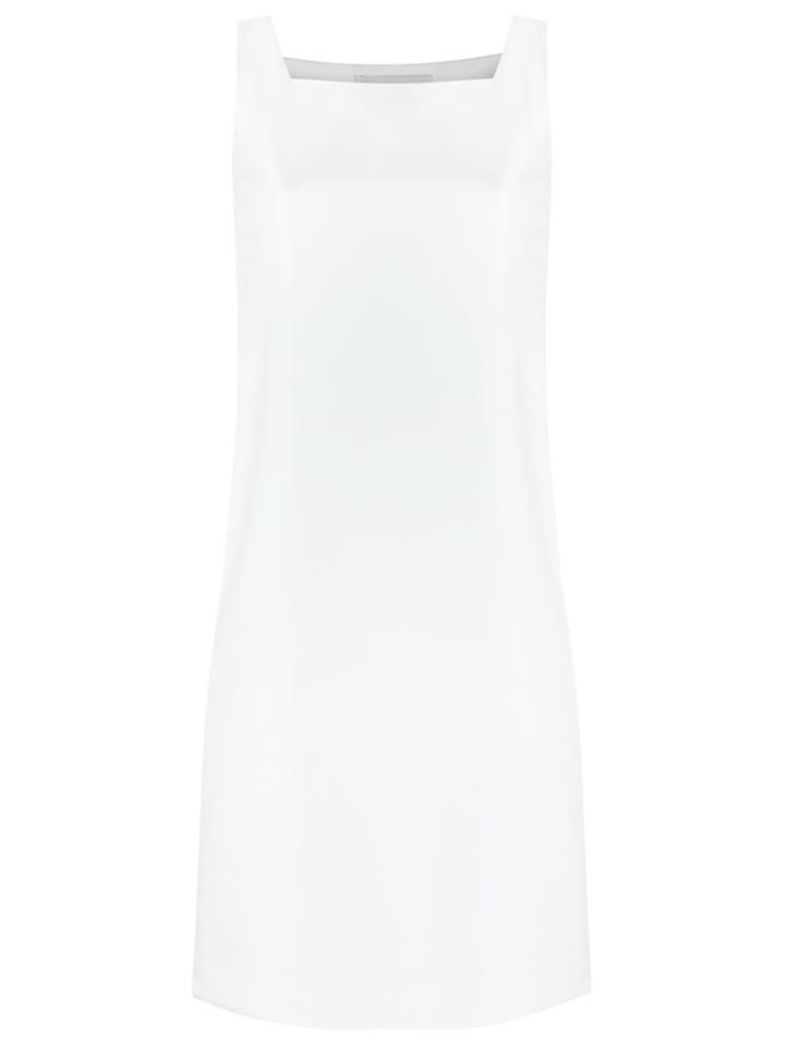 Egrey Side Pockets Dress, Women's, Size: 38, White, Cotton