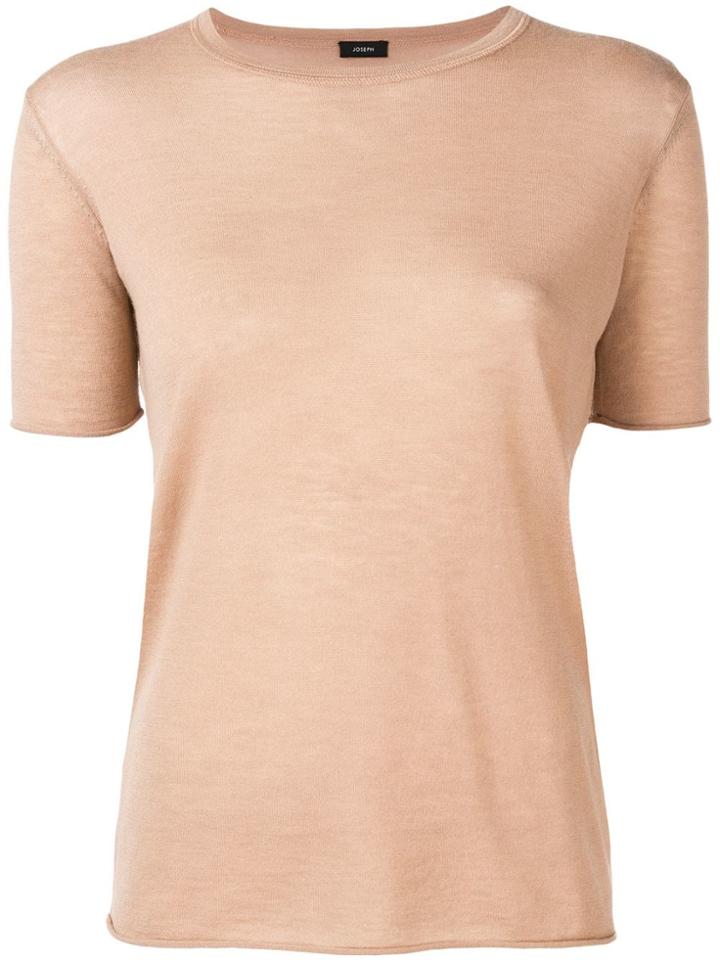 Joseph Knitted T-shirt - Neutrals