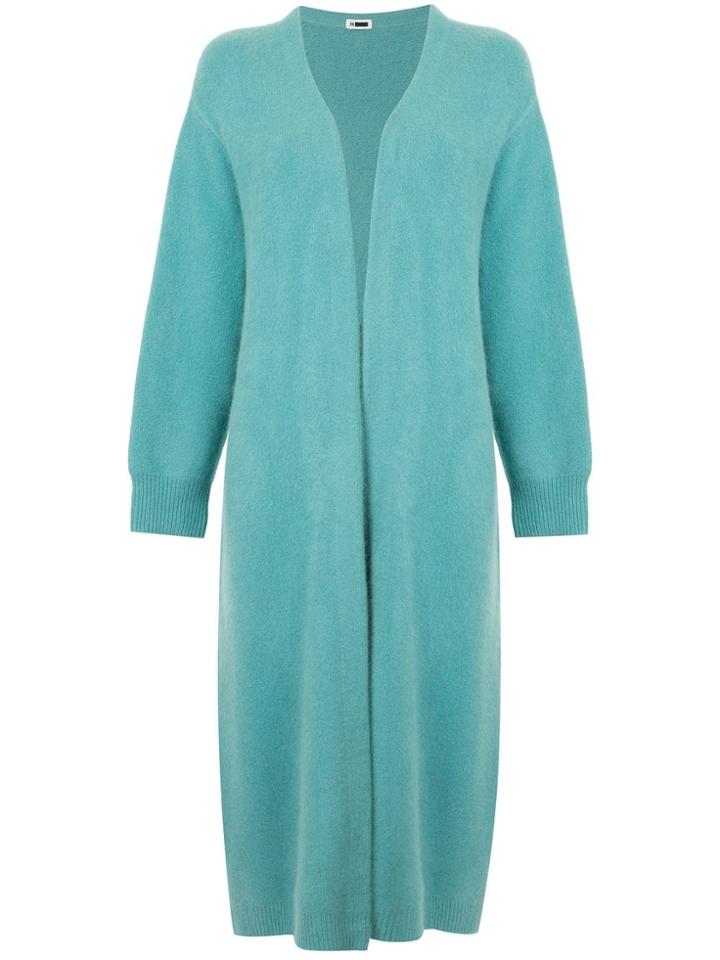 H Beauty & Youth Draped Cardi-coat - Green