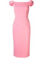 Rebecca Vallance Winslow Off-the-shoulder Midi Dress - Pink
