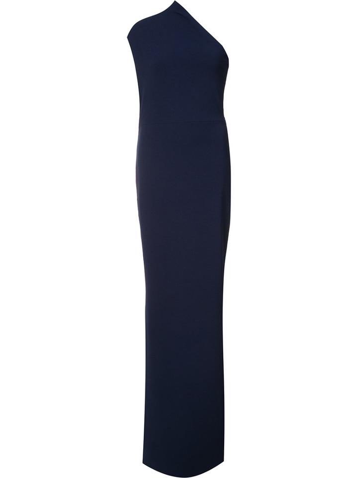 Solace Single Shoulder Maxi Dress, Women's, Size: 6, Blue, Spandex/elastane/polyester
