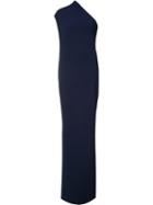 Solace Single Shoulder Maxi Dress, Women's, Size: 6, Blue, Spandex/elastane/polyester