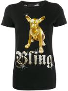 Love Moschino Bling Slim-fit T-shirt - Black