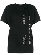 Alexander Wang Logo Printed T-shirt - Black