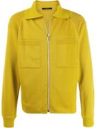 Issey Miyake Zip-up Knit Jacket - Yellow