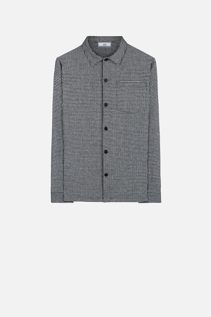 Ami Alexandre Mattiussi Houndstooth Print Overshirt