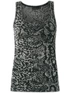 Cecilia Prado - Knitted Tank - Women - Acrylic/lurex/viscose - P, Grey, Acrylic/lurex/viscose