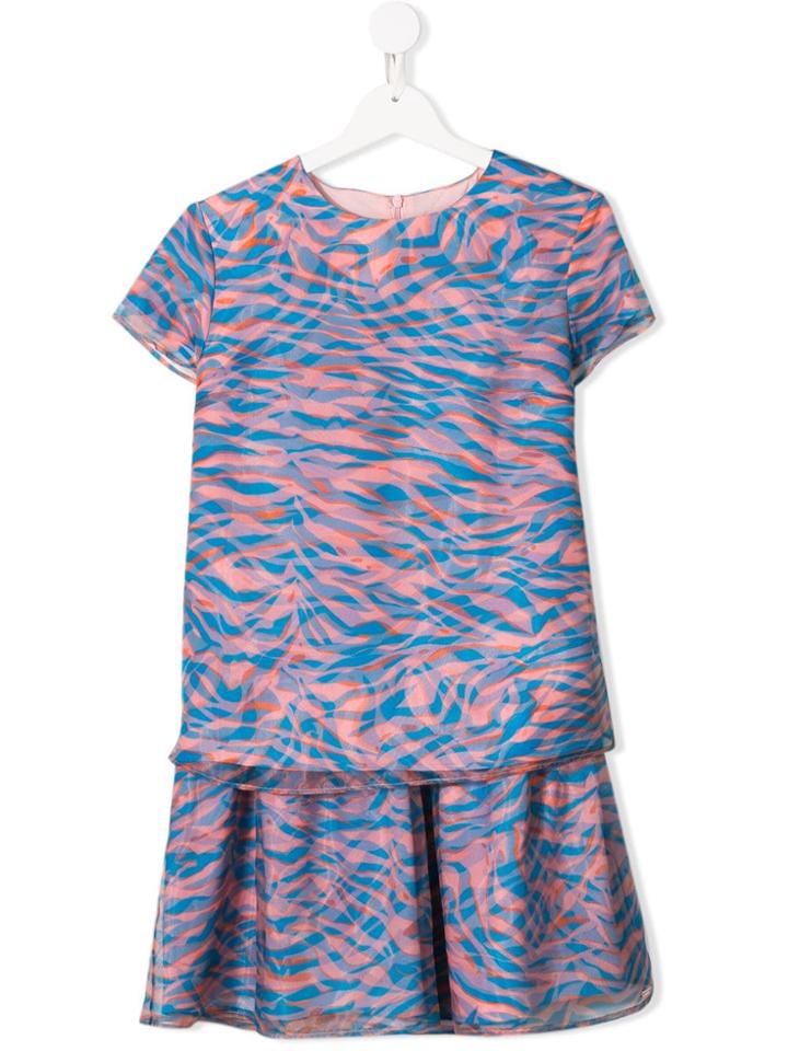 Kenzo Kids Teen Tiger Print Dress - Pink