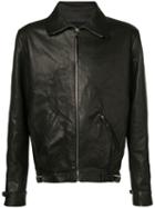 Ma+ - Zipped Jacket - Men - Calf Leather - 48, Black, Calf Leather