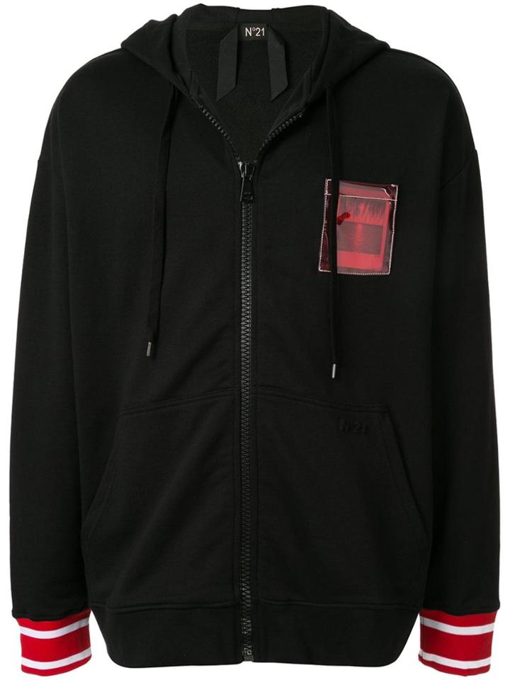 Nº21 Polaroid Detail Hoodie - Black