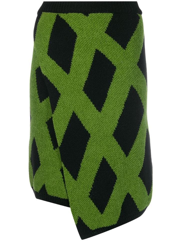 Christian Wijnants Kasha Asymmetric Knit Skirt - Black