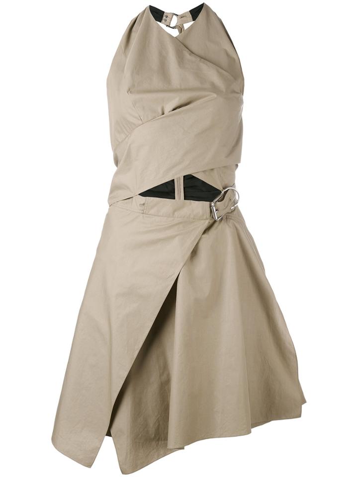 Carven Asymmetric Dress - Nude & Neutrals