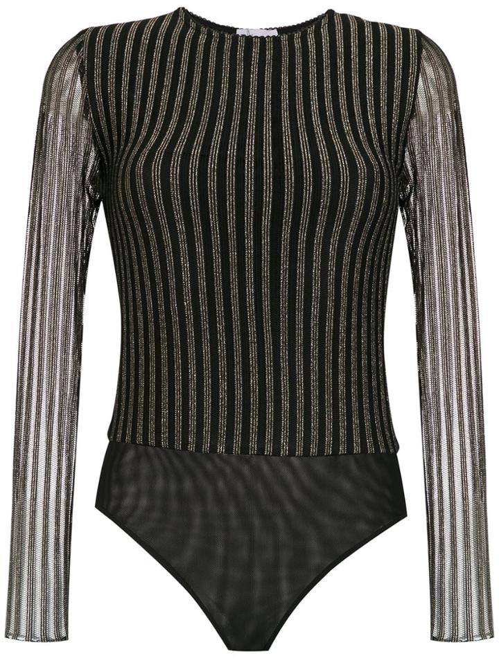 Nk Lurex Knit Bodysuit - Black