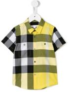 Burberry Kids Checked Shirt, Boy's, Size: 8 Yrs, Yellow