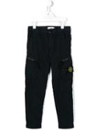 Stone Island Kids Cargo Trousers, Boy's, Size: 12 Yrs, Blue