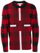 Craig Green Round-neck Plaid Jumper - Red