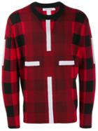 Craig Green Round-neck Plaid Jumper - Red