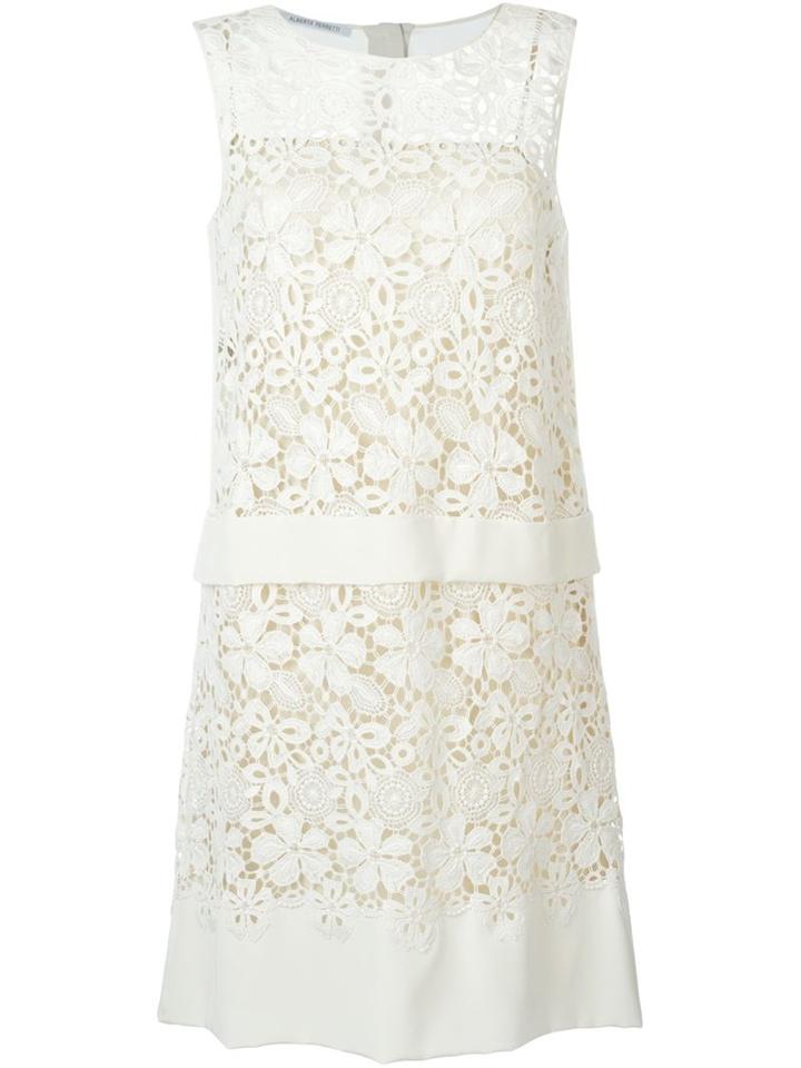 Alberta Ferretti Embroidered Lace Dress