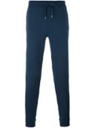 Michael Kors Slim Fit Track Pants, Men's, Size: Medium, Blue, Cotton/spandex/elastane
