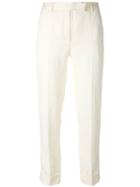 Philosophy Di Lorenzo Serafini Folded Hem Cropped Trousers - Neutrals