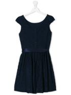 Ralph Lauren Kids - Teen Tie Ribbon Waist Dress - Kids - Cotton/nylon/polyester - 14 Yrs, Blue