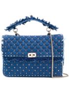 Valentino Rockstud Spike Shoulder Bag - Blue