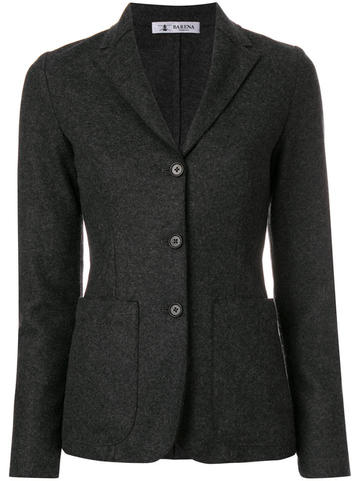 Barena Cinched Waist Blazer - Grey