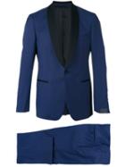 Lardini Two-piece Dinner Suit, Men's, Size: 52, Blue, Polyester/cupro/viscose/wool