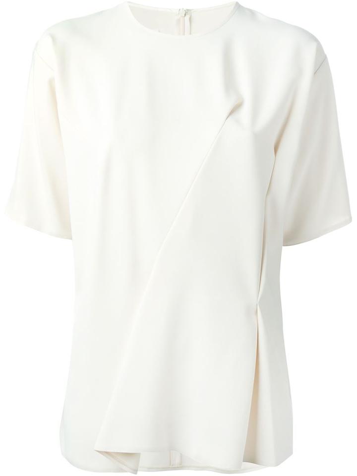 Mm6 Maison Margiela Pleated Detail T-shirt
