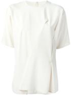 Mm6 Maison Margiela Pleated Detail T-shirt