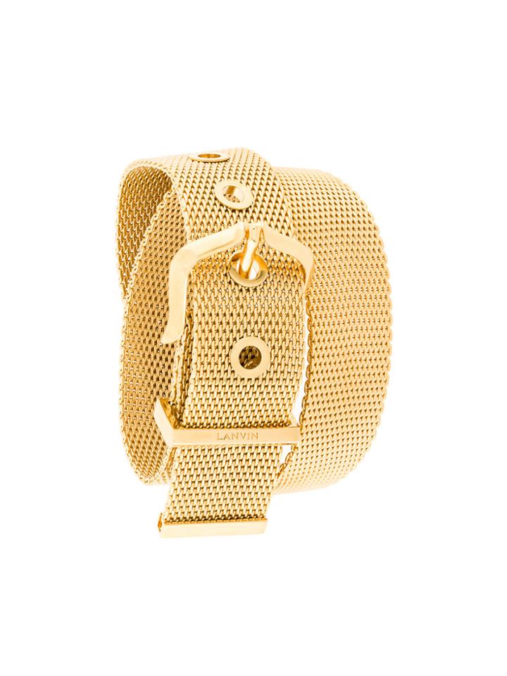 Lanvin Buckled Chain Bracelet - Metallic