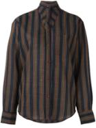 Kenzo Vintage Striped Shirt, Women's, Size: Large, Black