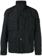 Stone Island Multi-pockets Lightweight Jacket, Men's, Size: Medium, Black, Polyester/polyamide