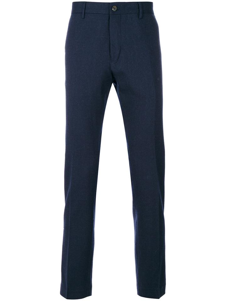 Closed Straight Leg Trousers - Blue