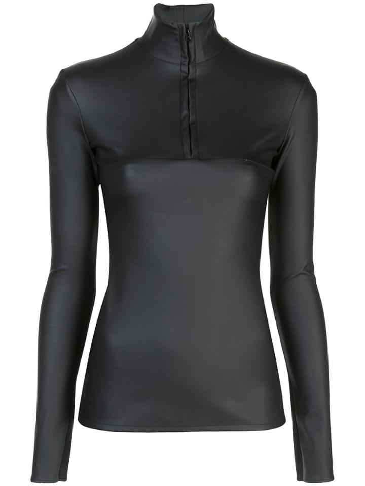 Kwaidan Editions Roll Neck Pull Over - Black