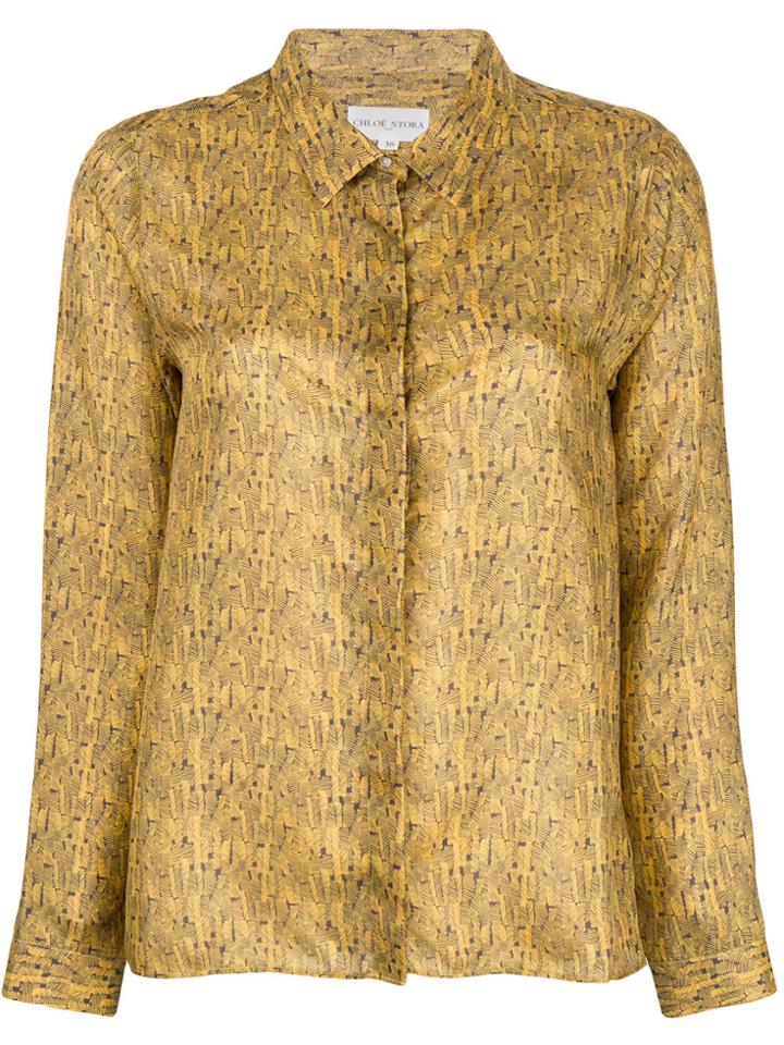 Chloe Stora Chypre Shirt - Yellow & Orange
