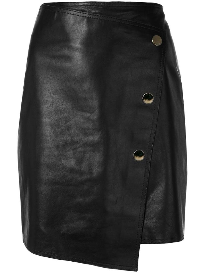 Vanessa Bruno Asymmetric Fitted Skirt - Black