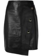 Vanessa Bruno Asymmetric Fitted Skirt - Black