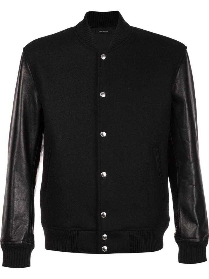 Christian Dada Classic Stadium Jacket - Black