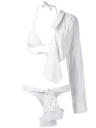 Amir Slama 'camisa' Bikini Set - White