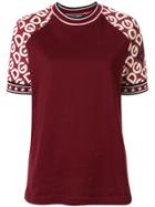 Dolce & Gabbana Logo-print Sleeves T-shirt - Red