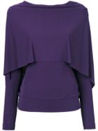 Roland Mouret Layered Blouse - Pink & Purple