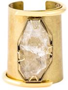 Lanvin Transparent Stone Cuff