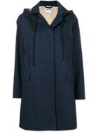 Aspesi Classic Hooded Coat - Blue