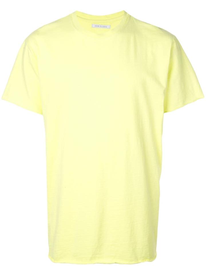 John Elliott Short Sleeve T-shirt - Yellow