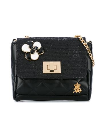 Xavem Kids - Bag With Flower - Kids - Leather - One Size, Black