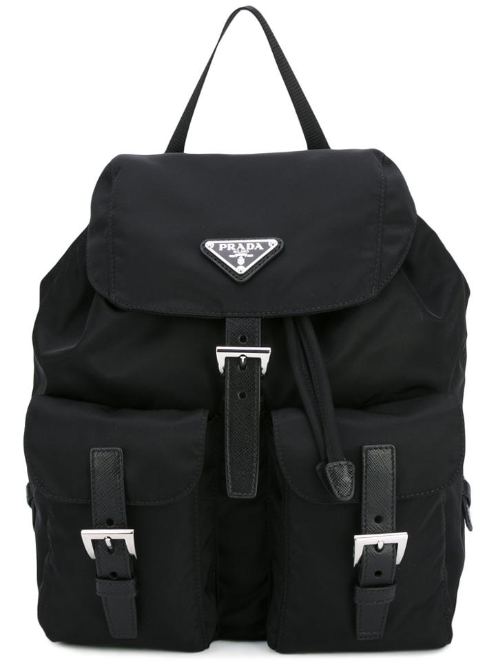Prada Robot Studded Backpack - Black