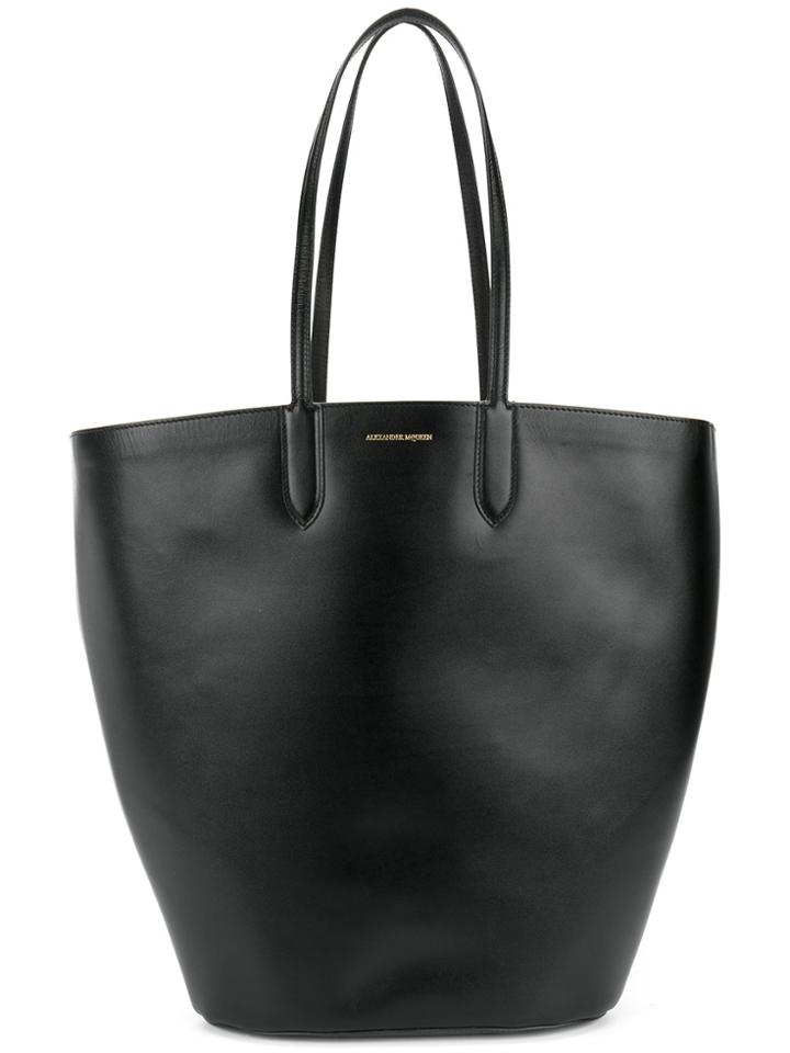 Alexander Mcqueen Bucket Tote - Black