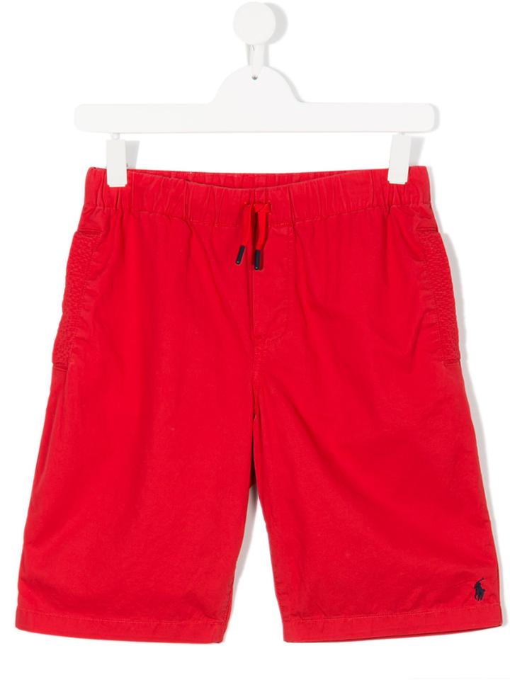Ralph Lauren Kids Drawstring Shorts - Red
