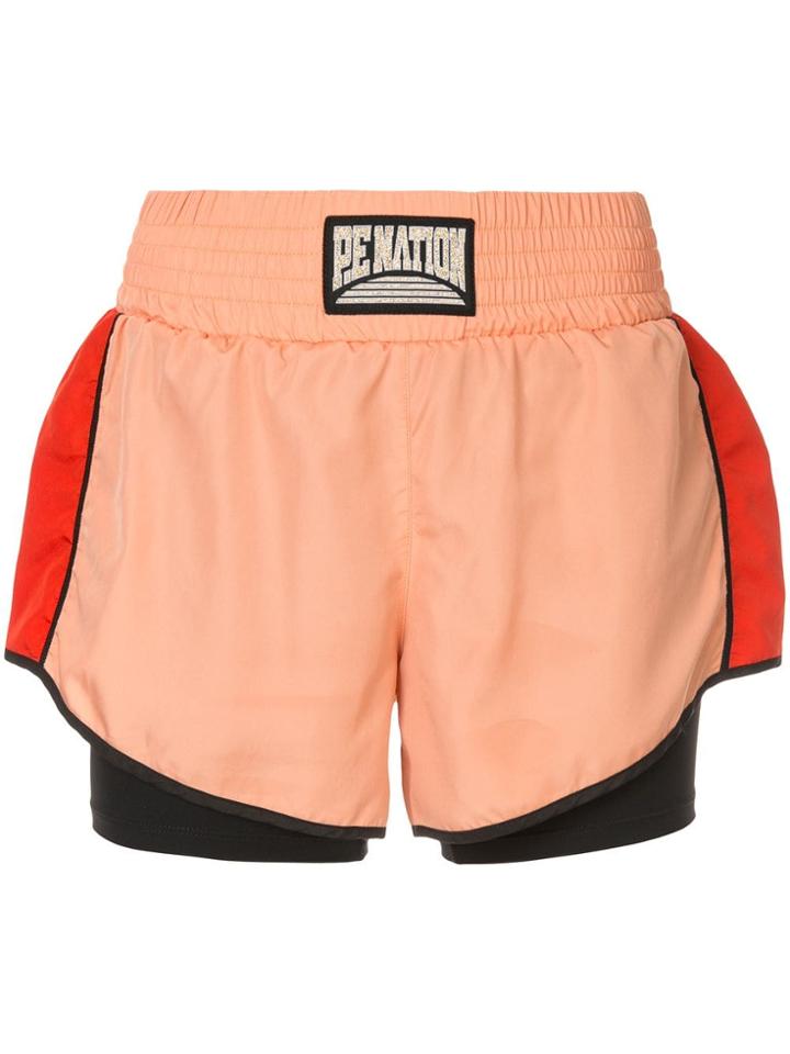 P.e Nation Cornermen Shorts - Pink